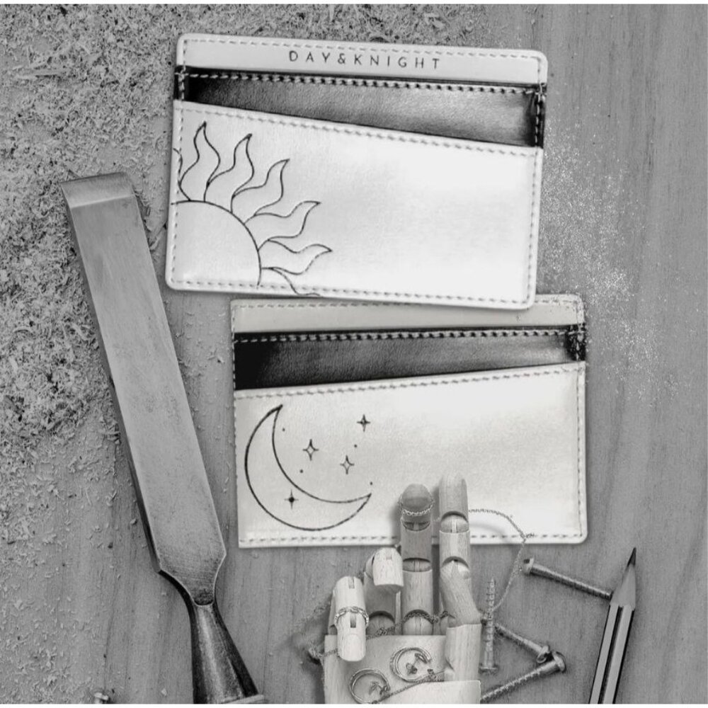 Day & Knight Collection Grey Slim Wallet